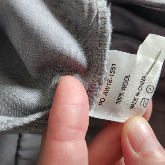 Womens Gray Pants Size M / 8 - Picture 7 of 8